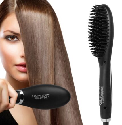Accueil  ACCESSOIRES CHEVEUX  Peignes à cheveux  Brosse lissante en céramique Brosse lissante en céramique