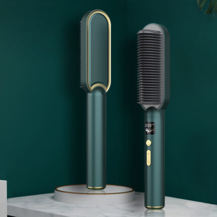 Peigne lisseur, fer à friser électrique anionique