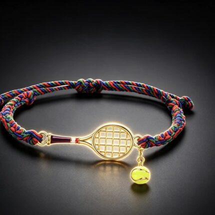 Bracelet de badminton tendance et décontracté, style sport