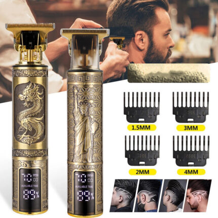 Tondeuse à cheveux électrique en acier inoxydable avec affichage numérique CHF 28,93